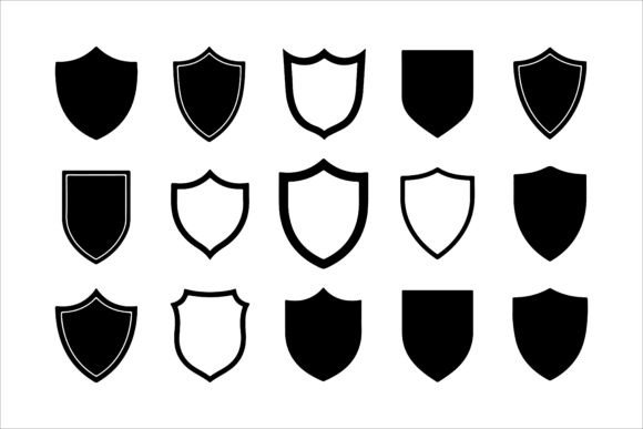Download Shield Vector Silhouette Design - Vector Collection