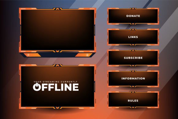 Download Futuristic Gaming Overlay Vector Design - Vector Collection