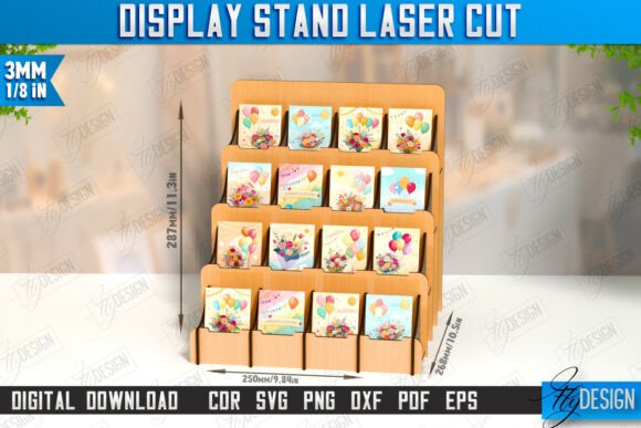 Download Display Stand Laser Cut | Craft | CNC - Display Collection