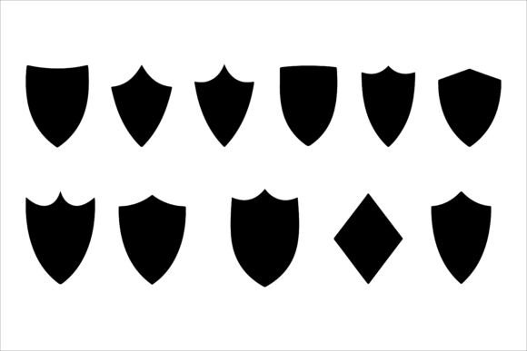 Download Shield Vector Silhouette Design - Vector Collection