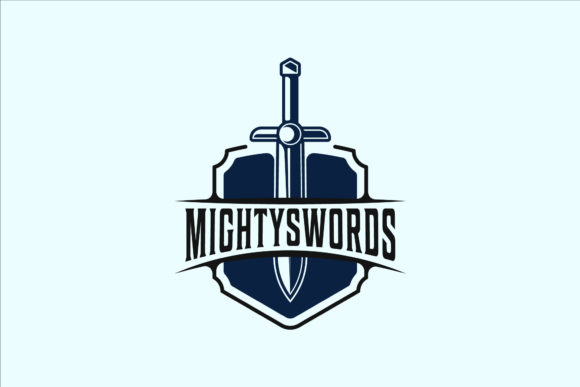 Download Shield and Sword Logo Vintage Vector - Vector Collection