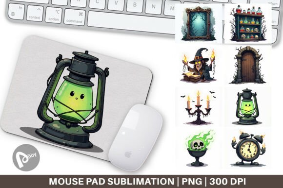 Download Gothic Haunted Objects Mouse Pad - Premium Resources