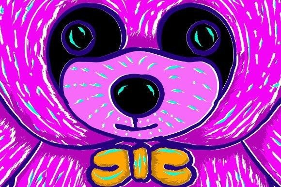 Download Hand Drawn Cute Panda Doll Illustration - Premium Resources