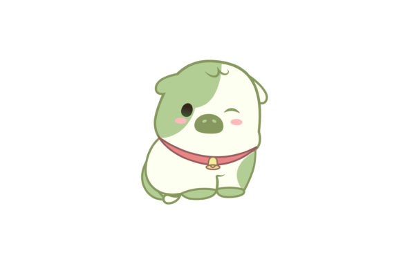 Download Green Collared Cow Doll Illustration - Premium Resources
