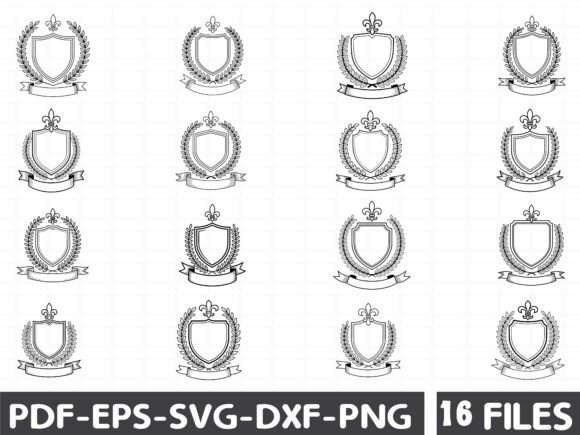 Download Royal Crest &amp; Shield Vector Bundle - Vector Collection