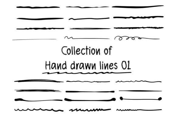 Download Freehand Line. Hand Drawn Lines. - Lines Collection