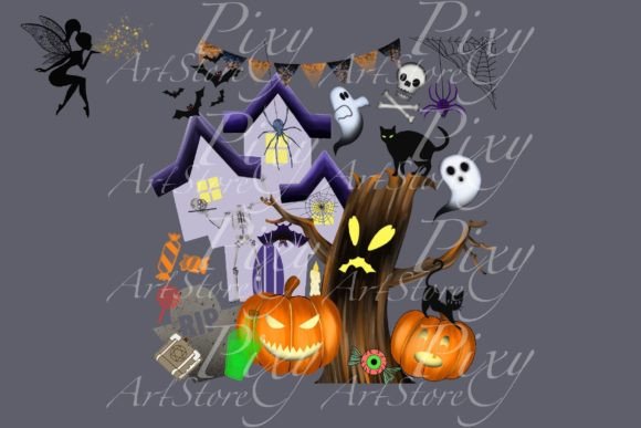 Download 23 PNG Halloween Clipart, Spooky Clipart - Halloween clipart Collection