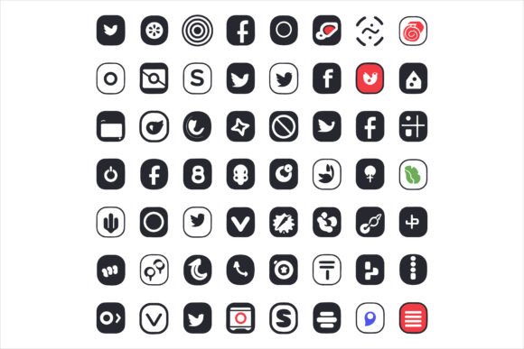 Download Social Media Icon Set Vector - Vector Collection