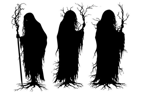 Download Spooky Silhouette Vector Element Set - Vector Collection